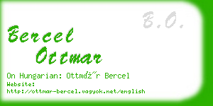 bercel ottmar business card